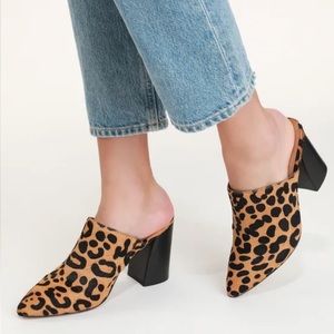 Leopard Carmel Black Print Shoes by Qupid 8